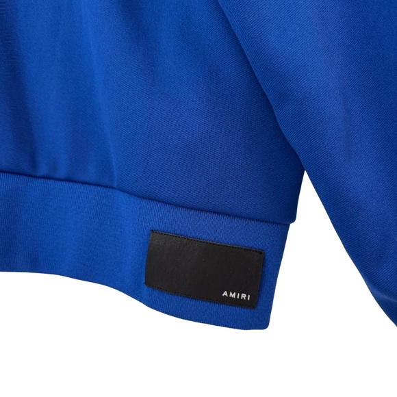 Amiri Men's XXL Piped Western Track Jacket Blue Full Zip Bomber Embroidered - Picture 6 of 12